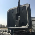 زیر مخزن بتنی دودی رنگ